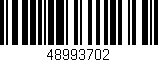 Código de barras (EAN, GTIN, SKU, ISBN): '48993702'