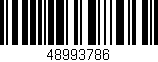 Código de barras (EAN, GTIN, SKU, ISBN): '48993786'