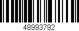 Código de barras (EAN, GTIN, SKU, ISBN): '48993792'