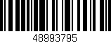 Código de barras (EAN, GTIN, SKU, ISBN): '48993795'