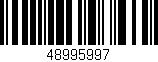 Código de barras (EAN, GTIN, SKU, ISBN): '48995997'