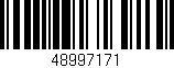 Código de barras (EAN, GTIN, SKU, ISBN): '48997171'