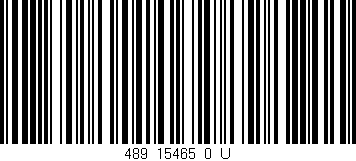 Código de barras (EAN, GTIN, SKU, ISBN): '489_15465_0_U'