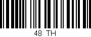 Código de barras (EAN, GTIN, SKU, ISBN): '48/TH'
