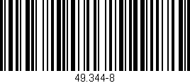 Código de barras (EAN, GTIN, SKU, ISBN): '49.344-8'