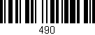 Código de barras (EAN, GTIN, SKU, ISBN): '490'