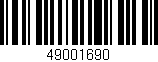 Código de barras (EAN, GTIN, SKU, ISBN): '49001690'
