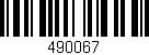 Código de barras (EAN, GTIN, SKU, ISBN): '490067'