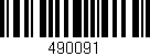 Código de barras (EAN, GTIN, SKU, ISBN): '490091'