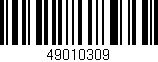 Código de barras (EAN, GTIN, SKU, ISBN): '49010309'