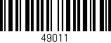 Código de barras (EAN, GTIN, SKU, ISBN): '49011'