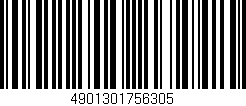 Código de barras (EAN, GTIN, SKU, ISBN): '4901301756305'