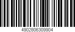 Código de barras (EAN, GTIN, SKU, ISBN): '4902806309904'