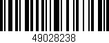 Código de barras (EAN, GTIN, SKU, ISBN): '49028238'