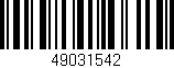 Código de barras (EAN, GTIN, SKU, ISBN): '49031542'