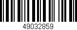 Código de barras (EAN, GTIN, SKU, ISBN): '49032859'