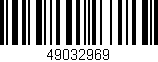Código de barras (EAN, GTIN, SKU, ISBN): '49032969'
