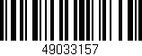 Código de barras (EAN, GTIN, SKU, ISBN): '49033157'