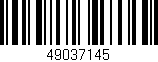 Código de barras (EAN, GTIN, SKU, ISBN): '49037145'