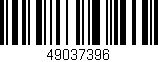 Código de barras (EAN, GTIN, SKU, ISBN): '49037396'