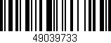 Código de barras (EAN, GTIN, SKU, ISBN): '49039733'