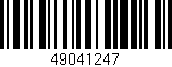 Código de barras (EAN, GTIN, SKU, ISBN): '49041247'