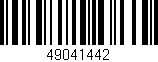 Código de barras (EAN, GTIN, SKU, ISBN): '49041442'