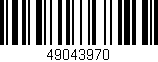 Código de barras (EAN, GTIN, SKU, ISBN): '49043970'