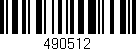 Código de barras (EAN, GTIN, SKU, ISBN): '490512'