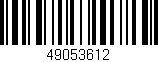 Código de barras (EAN, GTIN, SKU, ISBN): '49053612'