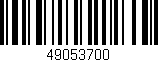 Código de barras (EAN, GTIN, SKU, ISBN): '49053700'