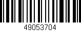 Código de barras (EAN, GTIN, SKU, ISBN): '49053704'