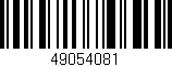 Código de barras (EAN, GTIN, SKU, ISBN): '49054081'