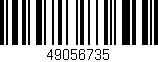 Código de barras (EAN, GTIN, SKU, ISBN): '49056735'