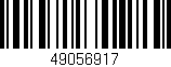 Código de barras (EAN, GTIN, SKU, ISBN): '49056917'
