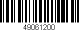 Código de barras (EAN, GTIN, SKU, ISBN): '49061200'