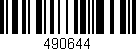 Código de barras (EAN, GTIN, SKU, ISBN): '490644'