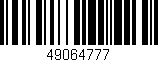 Código de barras (EAN, GTIN, SKU, ISBN): '49064777'