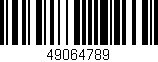 Código de barras (EAN, GTIN, SKU, ISBN): '49064789'