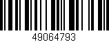 Código de barras (EAN, GTIN, SKU, ISBN): '49064793'