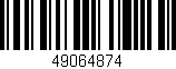 Código de barras (EAN, GTIN, SKU, ISBN): '49064874'