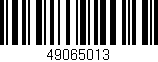 Código de barras (EAN, GTIN, SKU, ISBN): '49065013'