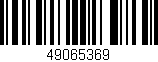 Código de barras (EAN, GTIN, SKU, ISBN): '49065369'