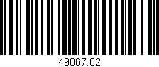 Código de barras (EAN, GTIN, SKU, ISBN): '49067.02'
