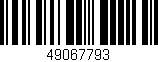 Código de barras (EAN, GTIN, SKU, ISBN): '49067793'