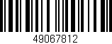 Código de barras (EAN, GTIN, SKU, ISBN): '49067812'