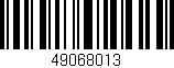 Código de barras (EAN, GTIN, SKU, ISBN): '49068013'