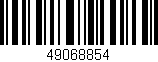 Código de barras (EAN, GTIN, SKU, ISBN): '49068854'