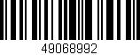 Código de barras (EAN, GTIN, SKU, ISBN): '49068992'