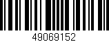 Código de barras (EAN, GTIN, SKU, ISBN): '49069152'